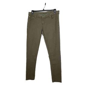 The North Face Jeans Women's Size 14 Skinny Olive Green Mid Rise Pants Jeans